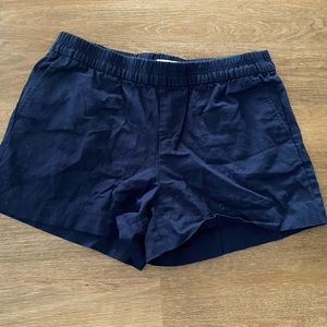 Peace & Pearls navy shorts